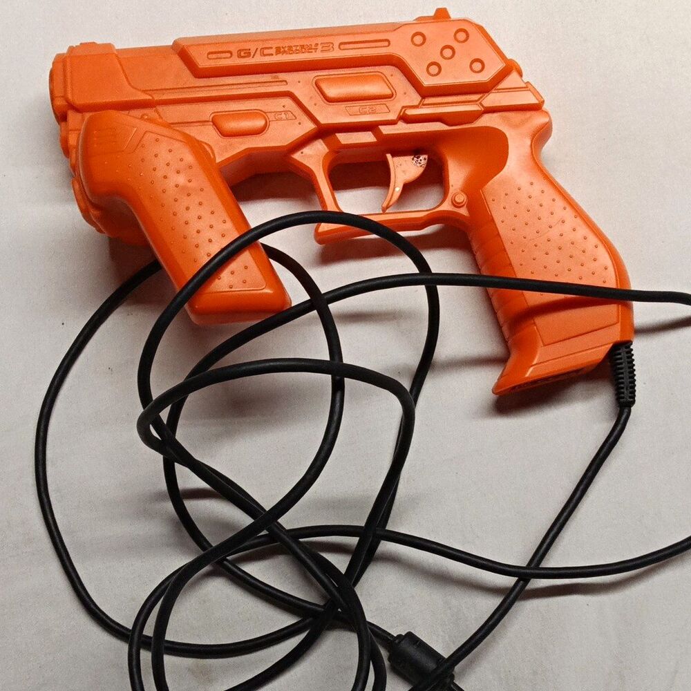 Namco GunCon 3 NC-109 Orange Wired Gun Controller for Sony PlayStation 3 6ft